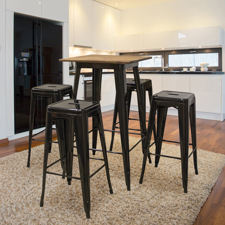 Williston Robinson 4 Person Bar Height Dining Set Wayfair